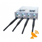 Adjustable + Remote Control Cell Phone Jammer with Cooling Fan